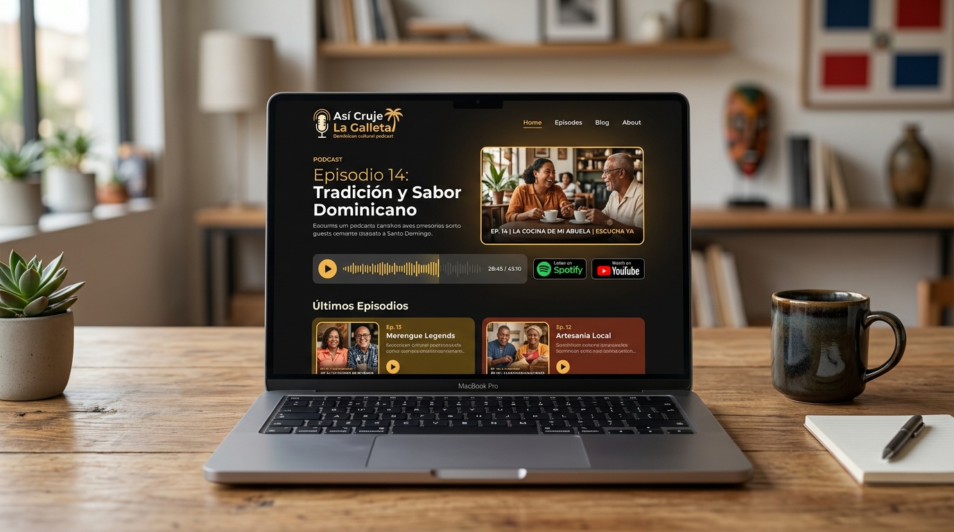 Así Cruje la Galleta: Plataforma Web de Podcast & Medios