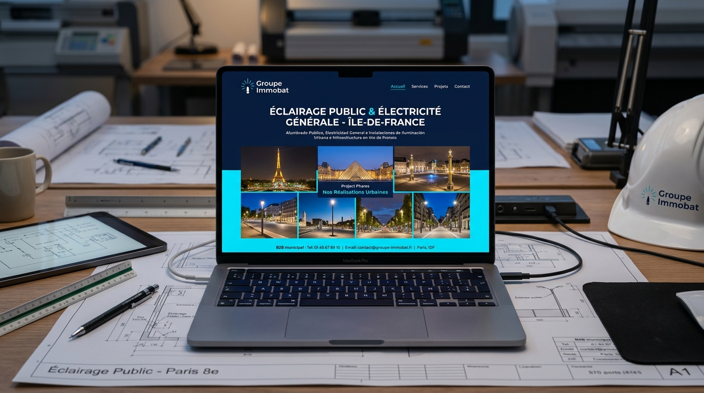 Groupe Immobat: Portal de Alumbrado Público & Electricidad General