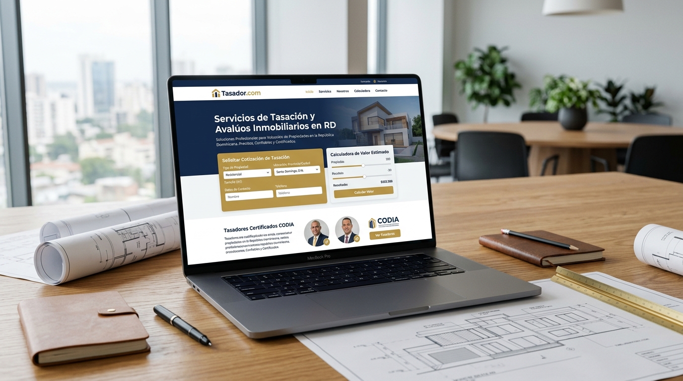Tasador.com: Portal Web Corporativo & Avalúos Inmobiliarios