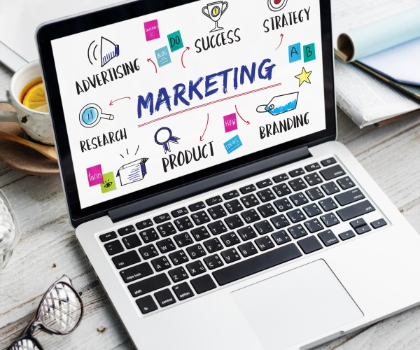 Marketing Ideas Share Research Planning Concept