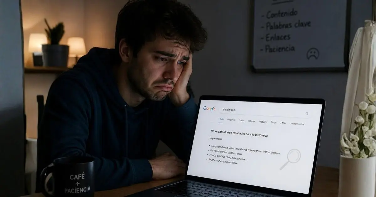 mi web no aparece en google