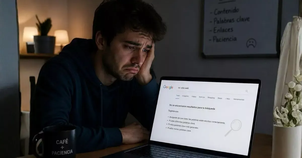 mi web no aparece en google